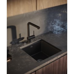 DEANTE - Aster Kuchyňská baterie s výsuvnou hubicí černá BCA_N73M