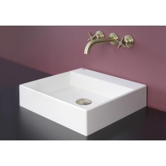 DEANTE - Correo alabaster Granit umyvadlo na desku - 500x400 mm CQR_AU5S