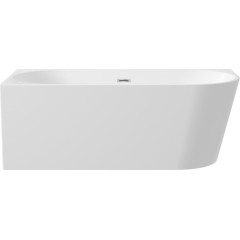 DEANTE - Silia bílá Akrylátová vana, rohová/volně stojící, levá - 150 cm KDS_015L