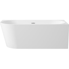 DEANTE - Silia bílá Akrylátová vana, rohová/volně stojící, pravá - 150 cm KDS_015P