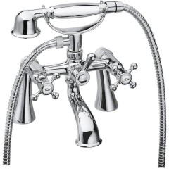 SAPHO - ANTEA připojení pro instalaci vanové baterie na okraj vany (pár), chrom 9851