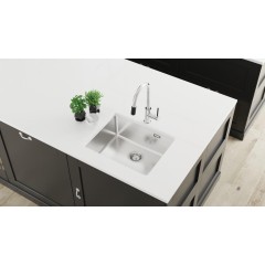 DEANTE - ASTER chrom/černá - Dřezová baterie, s připojením vodního filtru BCA_064M