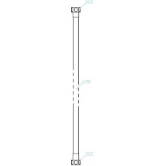 Kuchinox - CENTO připojovací hadice 700 mm CRC_7PTD