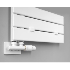 Bruckner - WICHER připojovací sada termostatická pro středové připojení 50, provedení bílá 600.311.4