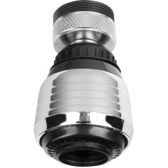 AQUALINE - Perlátor s kloubem a přepínačem, vnitřní závit M22x1, vnější závit M24x1, ABS/chrom B003