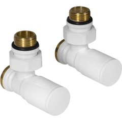 AQUALINE - C-START připojovací sada ventilů ruční rohová, bílá SC237W