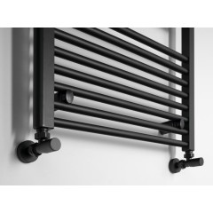 AQUALINE - DIRECT otopné těleso s bočním připojením 600x1320, černá mat ILR36B