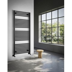 AQUALINE - DIRECT otopné těleso s bočním připojením 600x1320, černá mat ILR36B