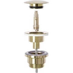 REA - Umyvadlová výpusť click-clack světle zlatá REA-A2360