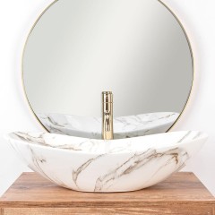 REA - Umyvadlo na desku Royal Lava 61x35 REA-U8597