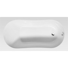 AQUALINE - JIZERA vana 140x70x39cm, bílá G1470