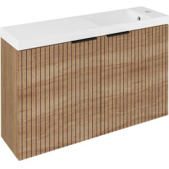 SAPHO - LATUS X STRIP umyvadlová skříňka 78,8x50x22cm, dub alabama LT110-SET08
