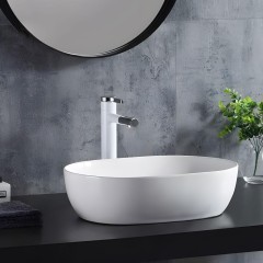 REA - Umyvadlo na desku Amelia 48x34,5 bílé REA-U0416