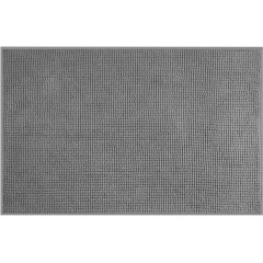 AQUALINE - CHENILL koupelnová předložka 50x80cm, 100% polyester, šedá CH2013