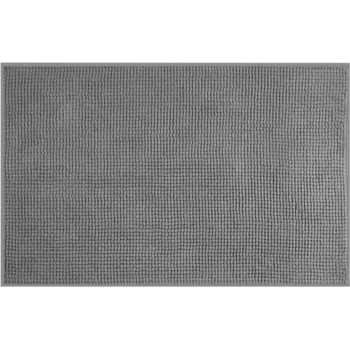 AQUALINE - CHENILL koupelnová předložka 50x80cm, 100% polyester, šedá CH2013