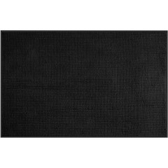 AQUALINE - CHENILL koupelnová předložka 50x80cm, 100% polyester, černá CH2014