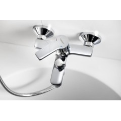 Bruckner - BARON nástěnná vanová baterie, chrom 612.010.1