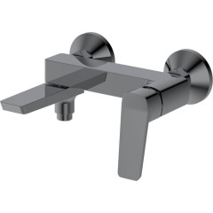 AQUALINE - FLERY nástěnná vanová/sprchová baterie, otočné ramínko, gun metal FY010GM