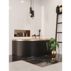 INVENA - Sprchový set MINI PATRAS černá AU-31-M04-G