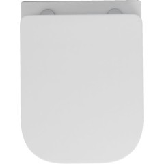 INVENA - Závěsná WC mísa PAROS, včetně soft/close sedátka CE-90-001-W