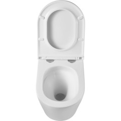 INVENA - Závěsná WC mísa LIMNOS /VÍROVÉ SPLACH/, včetně soft/close sedátka CE-93-001-L