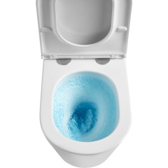 INVENA - Závěsná WC mísa LIMNOS /VÍROVÉ SPLACH/, včetně soft/close sedátka CE-93-001-L