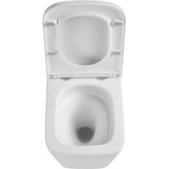 INVENA - Závěsná WC mísa FLORINA /VÍROVÉ SPLACH/, včetně soft/close sedátka CE-94-001-L