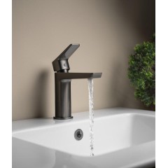 AQUALINE - FLERY stojánková umyvadlová baterie, gun metal FY002GM