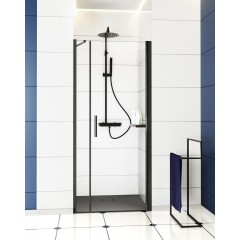 DEANTE - Correo antracit metalic - Granitová sprchová vanička, čtvercová, 90x90 cm KQR_T41B
