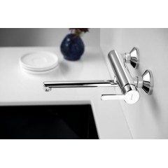 SAPHO - ESPADA nástěnná dřezová baterie, chrom ES15