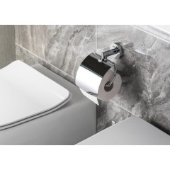 SAPHO - X-ROUND držák toaletního papíru s krytem, chrom XR702