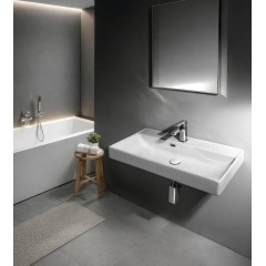 AQUALINE - PARLA keramické umyvadlo 80x38cm, bílá 9980