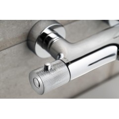 SAPHO - SOLARIS nástěnná vanová termostatická baterie, chrom WD010