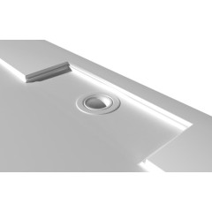 GELCO - Sprchová vanička IRENA HI15090 1500x900 hladká HI15090