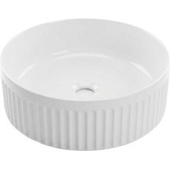 INVENA - Umyvadlo na desku GLAMOUR TREND 36cm bílá CE-63-001-C