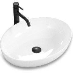 REA - Umyvadlo na desku Carola Slim 51,5x39 bílé REA-U8198