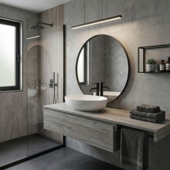 REA - Umyvadlo na desku Carola Slim 51,5x39 bílé REA-U8198