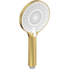 SAPHO - Ruční masážní sprcha, 3 režimy sprchování, silikon trysky, průměr 120, ABS/zlato mat SK879GB