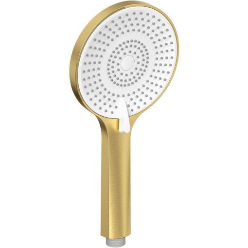 SAPHO - Ruční masážní sprcha, 3 režimy sprchování, silikon trysky, průměr 120, ABS/zlato mat SK879GB