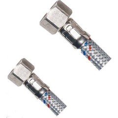 AQUALINE - Flexibilní nerezová hadice FxF 3/8"x1/2", 40cm 33254