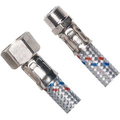 AQUALINE - Flexibilní nerezová hadice FxM 3/8"x3/8", 50cm 33005