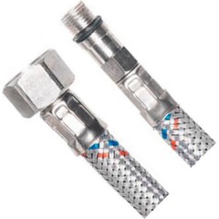 AQUALINE - Flexibilní nerezová hadice M10x3/8", 40cm 33354