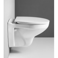 AQUALINE - TAURUS závěsná WC mísa, 36x54,5cm, bílá LC1582