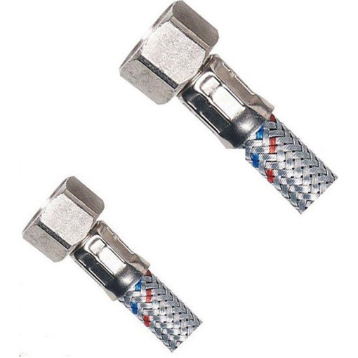 AQUALINE - Flexibilní nerezová hadice FxF 3/8"x1/2", 50cm 33255