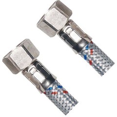 AQUALINE - Flexibilní nerezová hadice FxF 3/8"x3/8", 30cm 33103