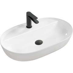 REA - Umyvadlo na desku Aura 60,5x40,5 bílá REA-U7900