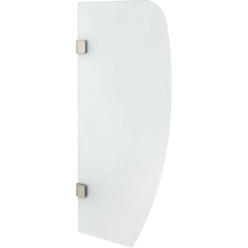 SAPHO - Dělící stěna mezi urinály 40x80 cm, mléčné sklo 2502-05