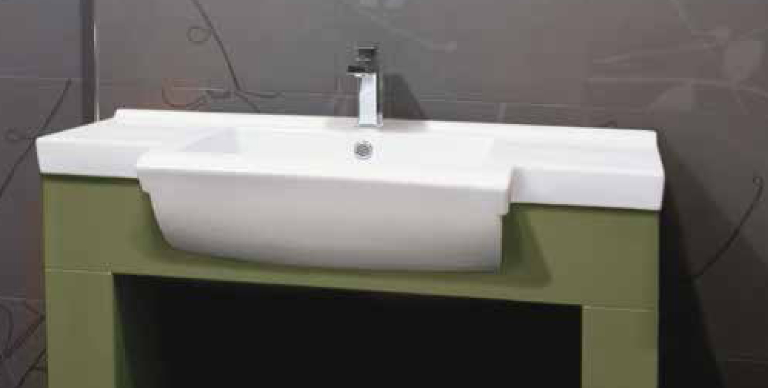 MALAGA keramické umyvadlo 91x46x15,5 cm