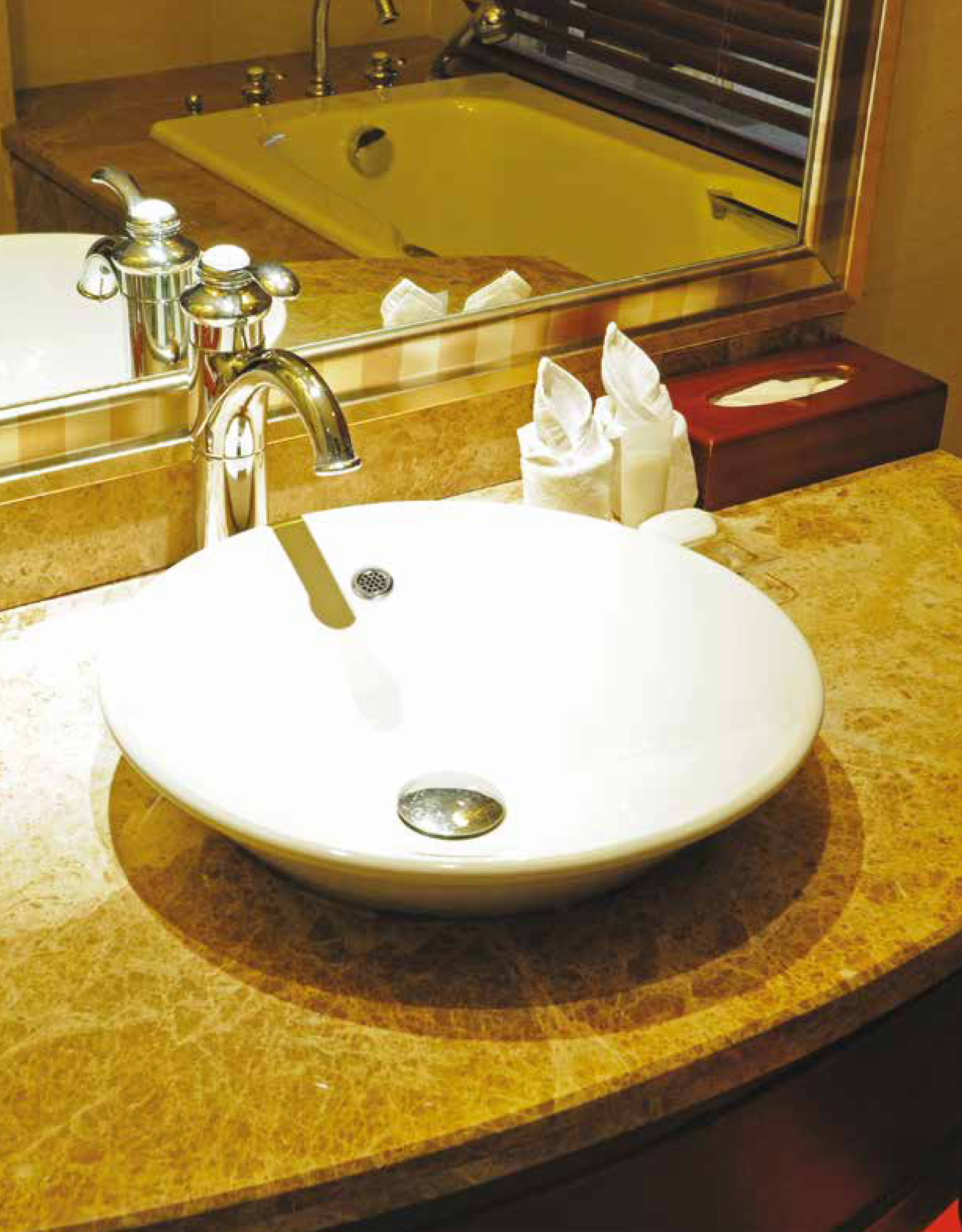 ORKIDEA keramické umyvadlo 53x53x14,5 cm