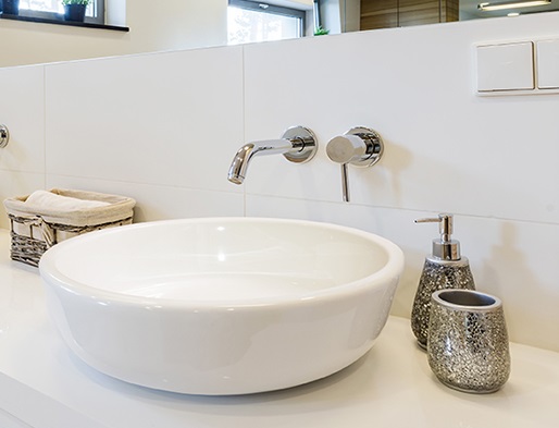 COUPLE keramické umyvadlo 43 x 43 x 12 cm